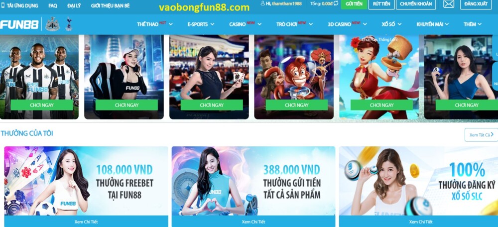 GỬI TIỀN FUN88