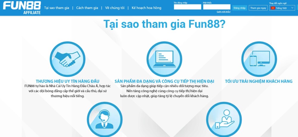 Trở thành đại lý tốt tại fun550