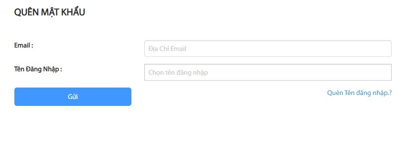 Khôi phục mật khẩu Fun88 bằng Email