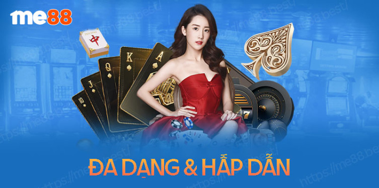 Khám phá kho game cá cược đa dạng hấp dẫn tại Me88